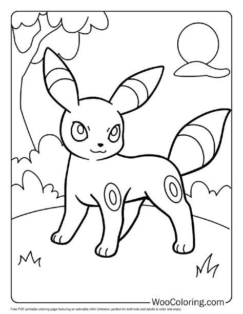 Printable Coloring Pages Umbreon