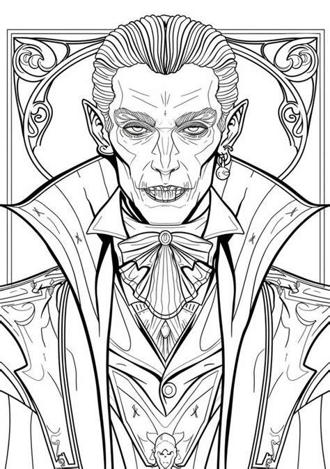 Printable Coloring Pages Vampire