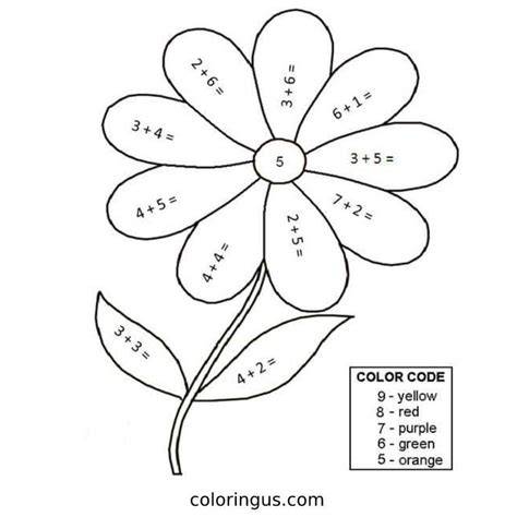 Printable Coloring Pages With Math Problems