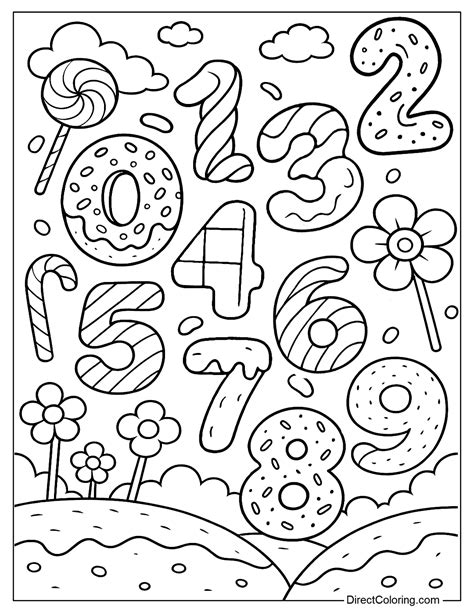Printable Coloring Pages With Numbers