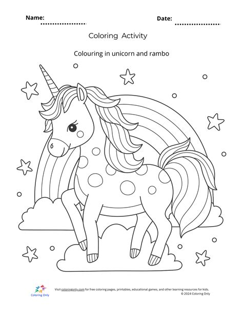 Printable Coloring Worksheet For Kids
