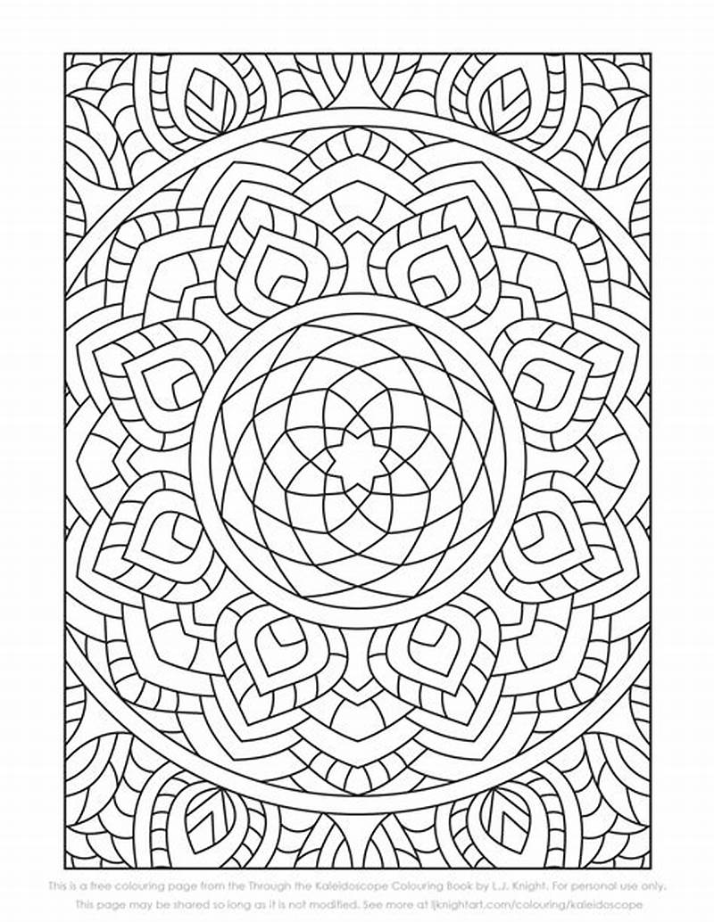 Printable Colouring Patterns