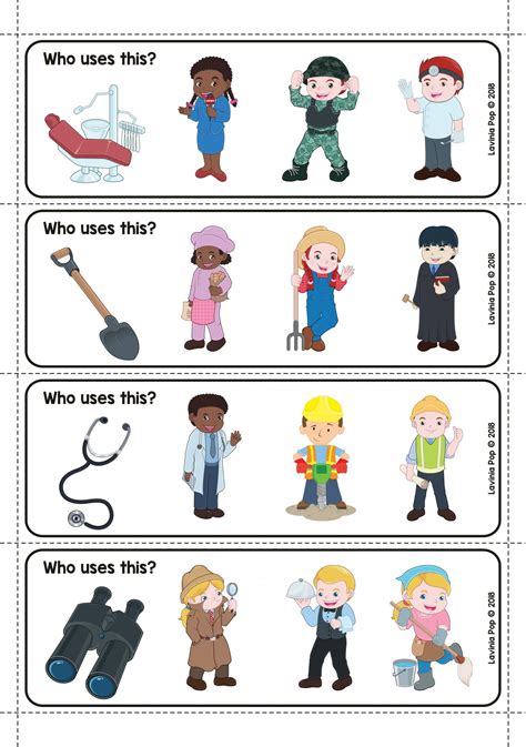 Printable Community Helpers Worksheets