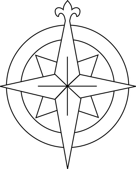 Printable Compass Rose