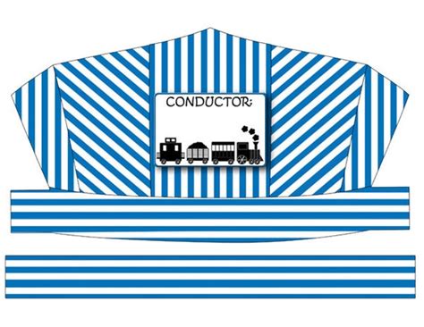 Printable Conductor Hat Template