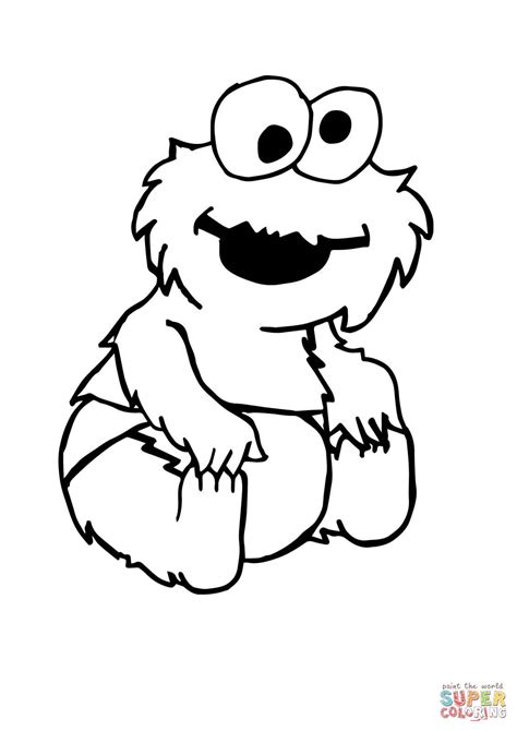 Printable Cookie Monster Coloring Pages