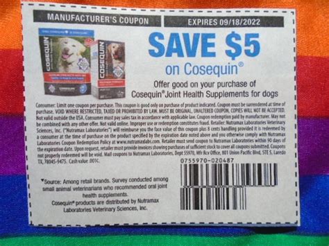 Printable Coupons For Cosequin For Dogs