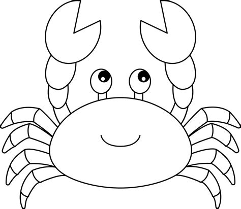 Printable Crab Template