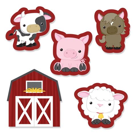 Printable Cut Out Farm Animals Clipart