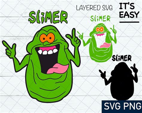 Printable Cut Out Slimer Ghostbusters