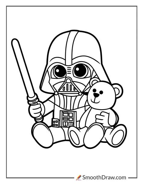Printable Cute Star Wars Coloring Pages