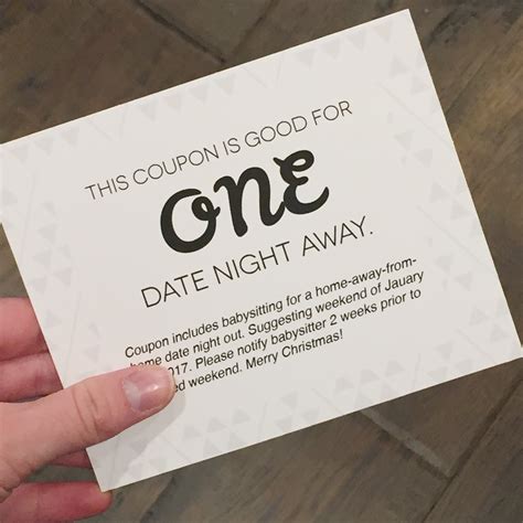 Printable Date Night Coupons