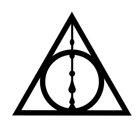 Printable Deathly Hallows Symbol