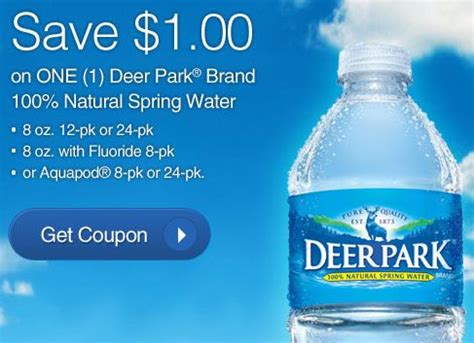 Printable Deer Park Water Coupons