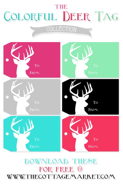 Printable Deer Tags