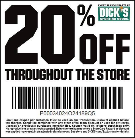 Printable Dicks Coupons