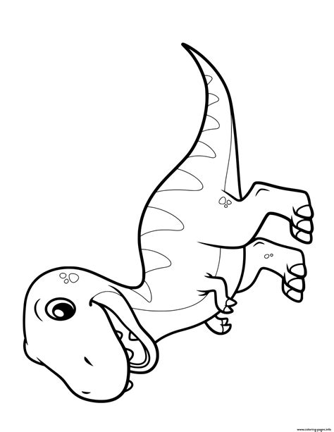 Printable Dino Coloring Pages