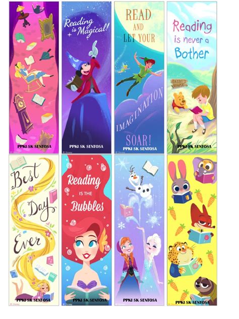 Printable Disney Bookmarks