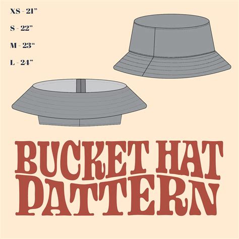 Printable Diy Bucket Hat Pattern