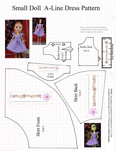 Printable Doll Clothes Patterns