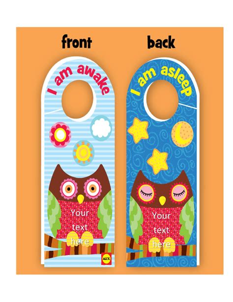 Printable Doorhanger