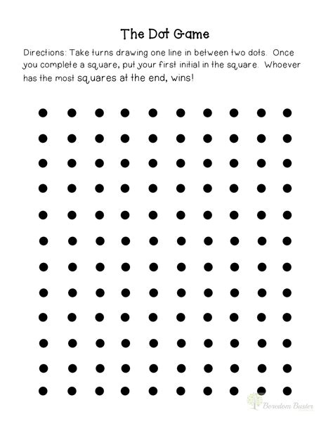 Printable Dot Game