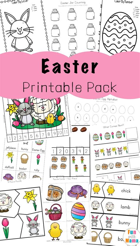 Printable Easter Activities For Toddlers