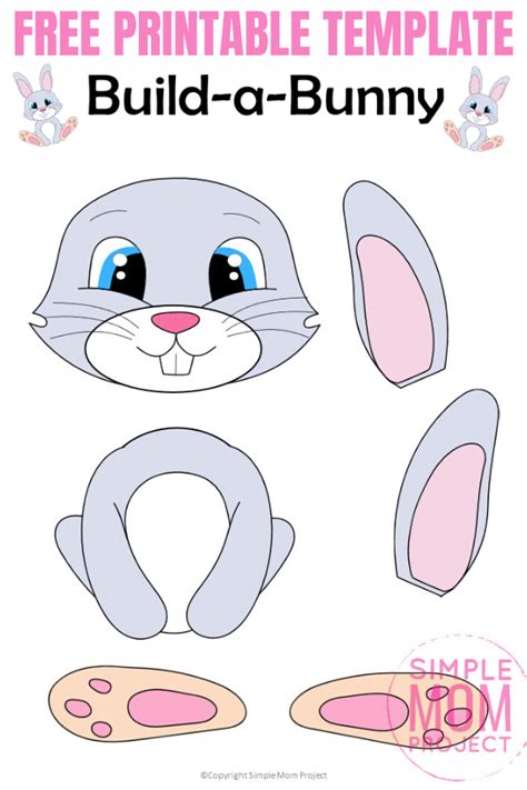 Printable Easter Bunny Craft Template