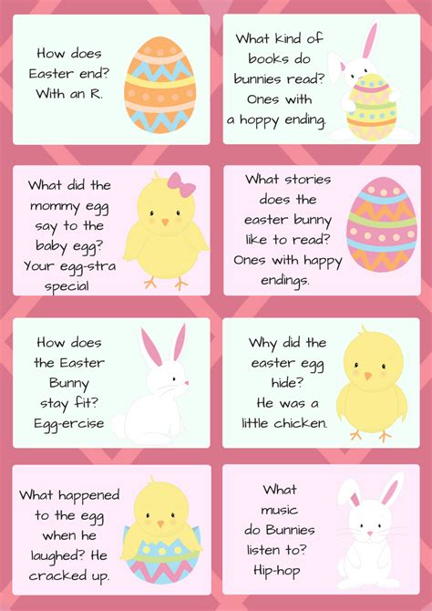 Printable Easter Jokes And Riddles