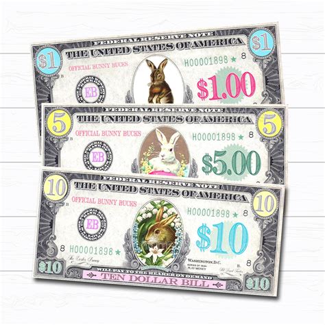 Printable Easter Money