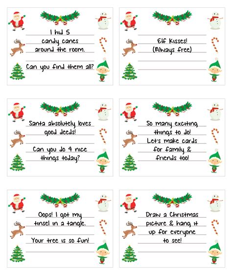 Printable Elf On The Shelf Note