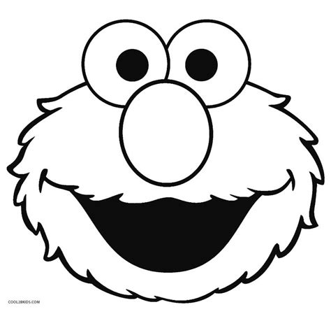 Printable Elmo Face