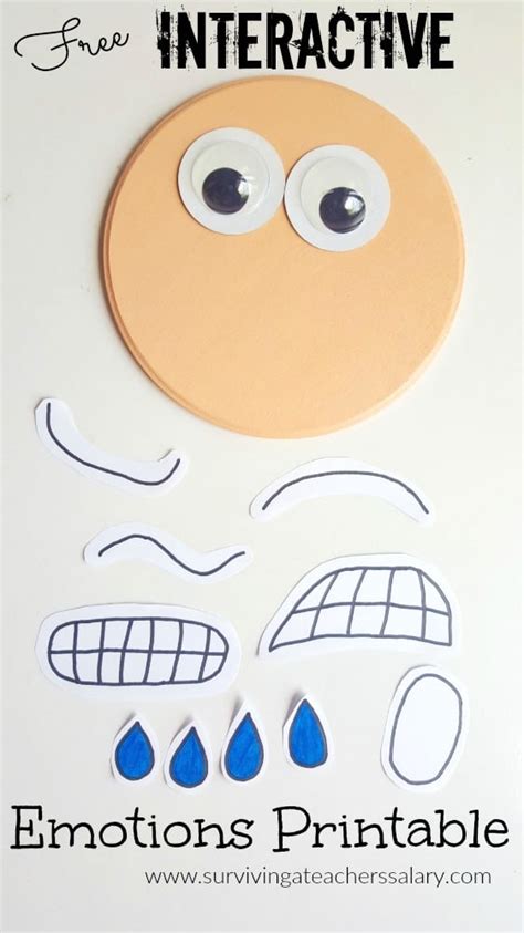 Printable Emotions Craft Preschool
