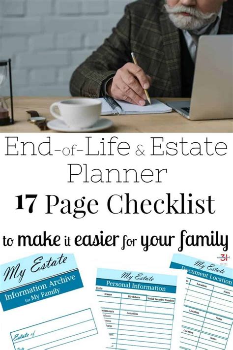 Printable End-of-life Checklist