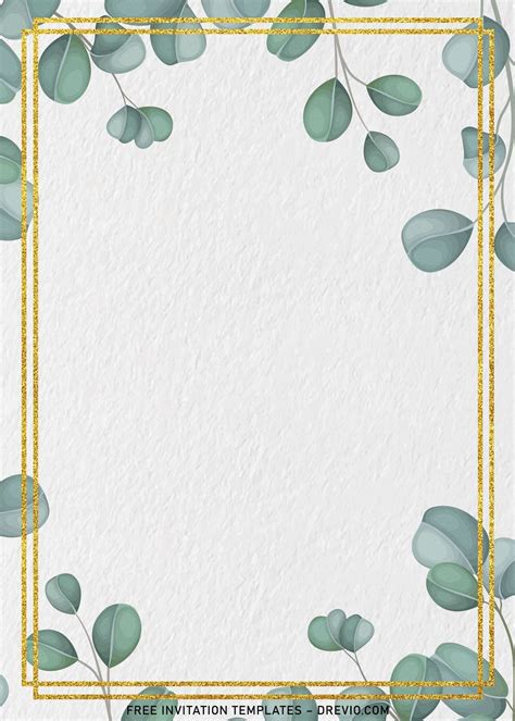 Printable Eucalyptus Template Free