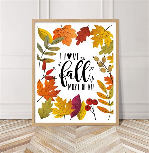 Printable Fall Wall Art