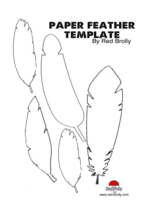 Printable Feather Pattern