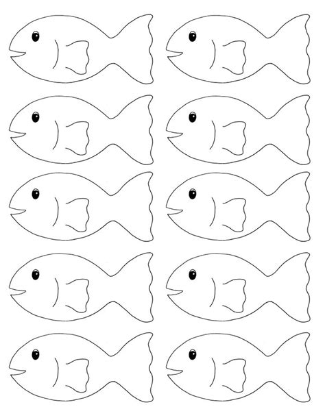 Printable Fish Cut Out