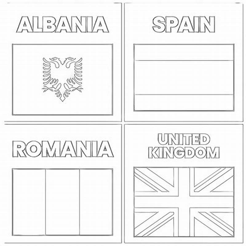 Printable Flags To Color