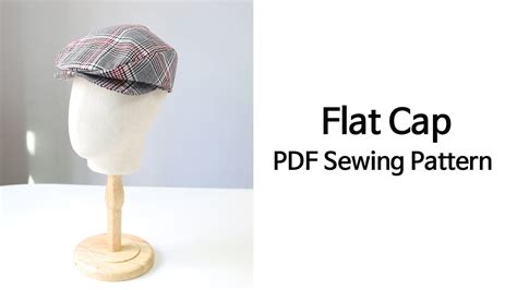 Printable Flat Cap Sewing Pattern