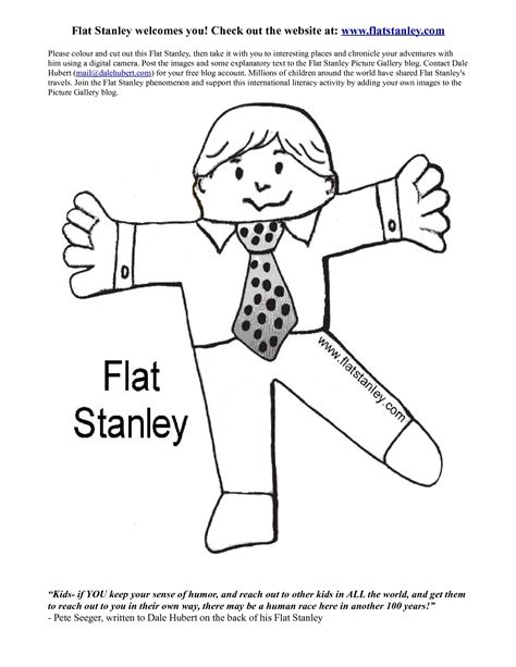 Printable Flat Stanley Project