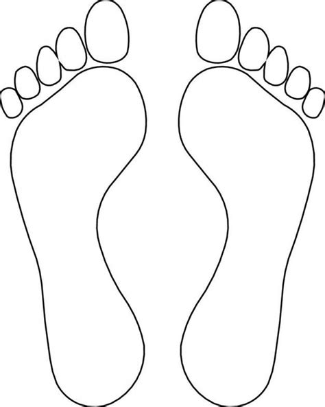 Printable Foot Outline