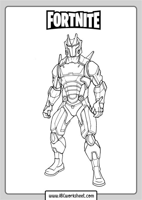 Printable Fortnite