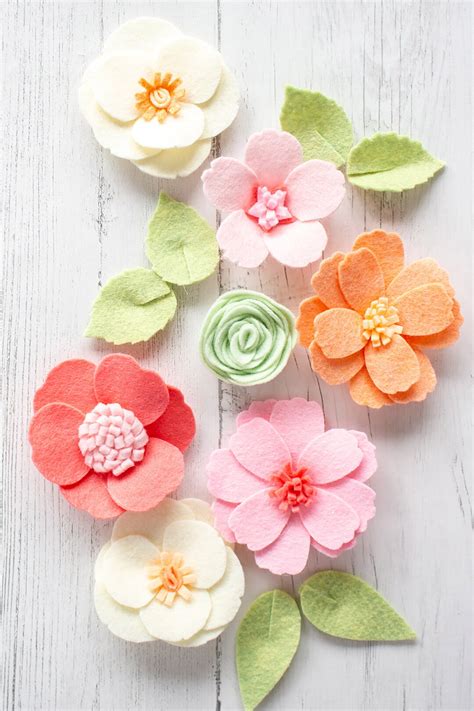Printable Free Felt Flower Pattern Template