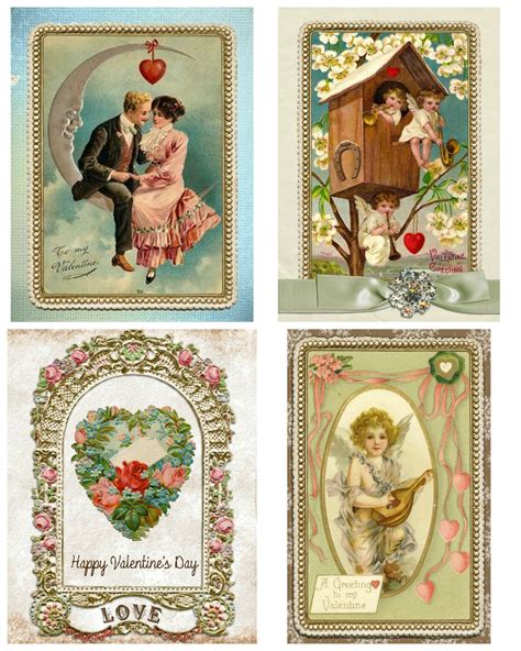 Printable Free Printable Vintage Valentines