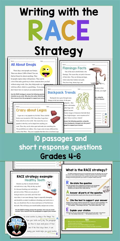 Printable Free Race Strategy Practice Worksheets