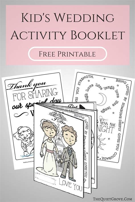 Printable Free Wedding Activity Book Pdf