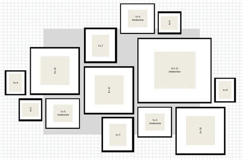 Printable Gallery Wall Template Generator