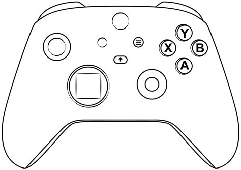 Printable Game Controller Template
