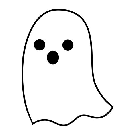 Printable Ghost Outline